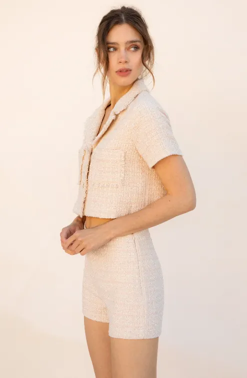 Abigail Tweed Shorts - Endverkauf 50% Rabatt im Warenkorb