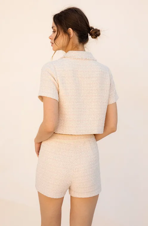 Abigail Tweed Shorts - Endverkauf 50% Rabatt im Warenkorb