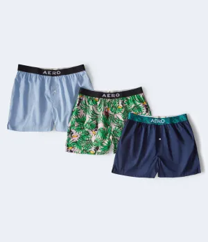 Aeropostale Mode Gewebte Boxershorts 3er-Pack