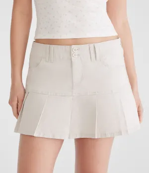 Aeropostale Plissierter Twill-Minirock