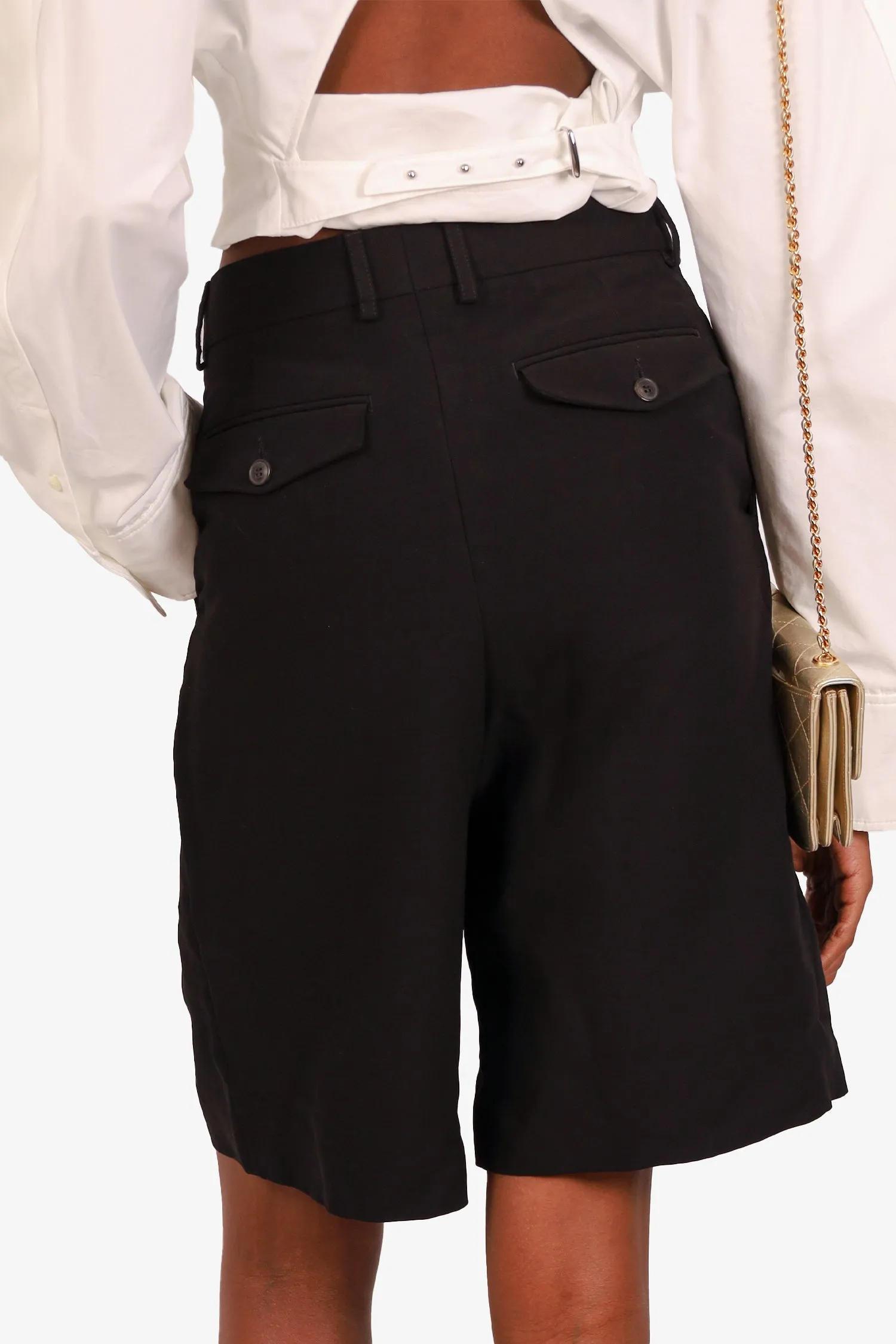 Ami Black Kniebundshorts Größe 36