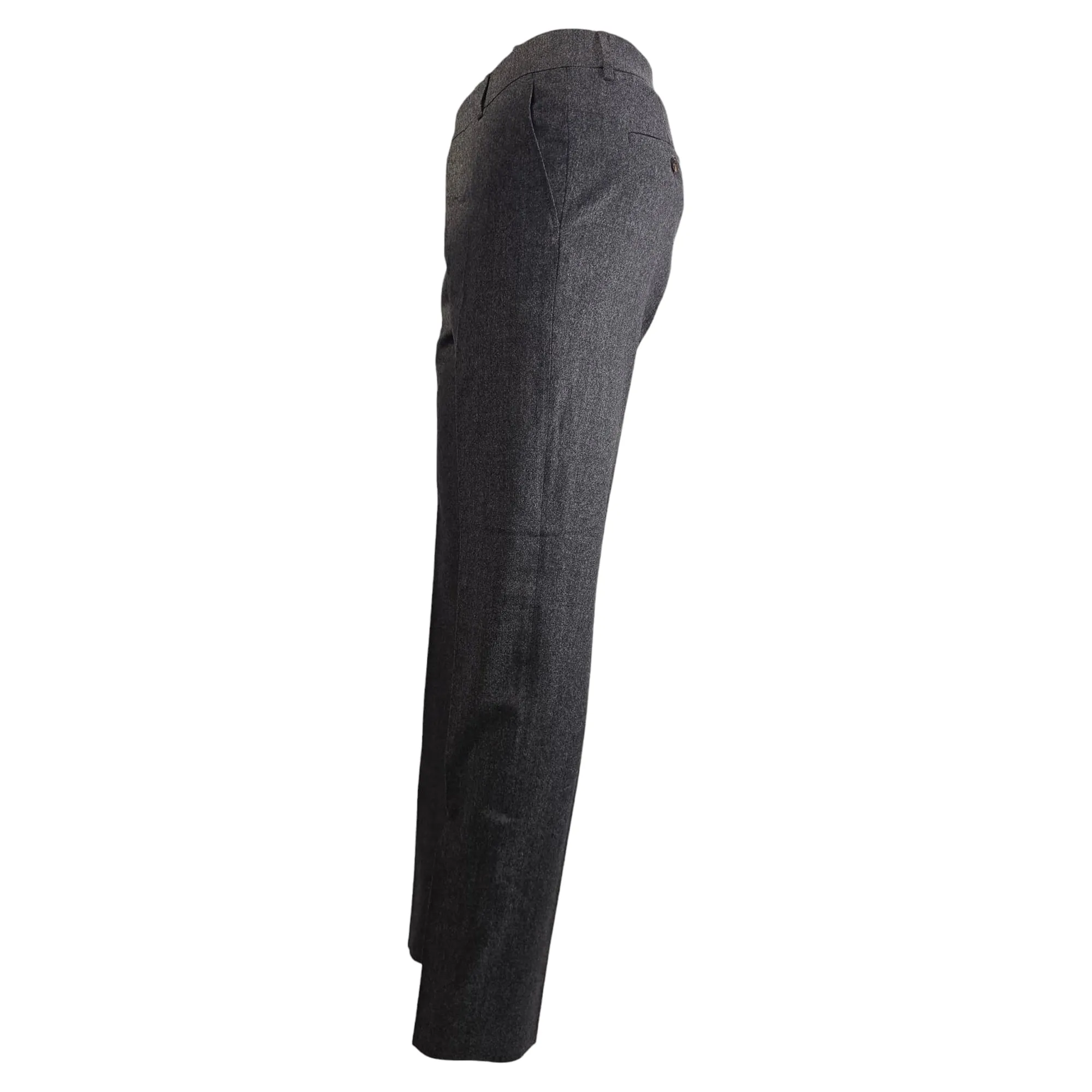 Ami Slim-Fit Hose in Grau Wolle