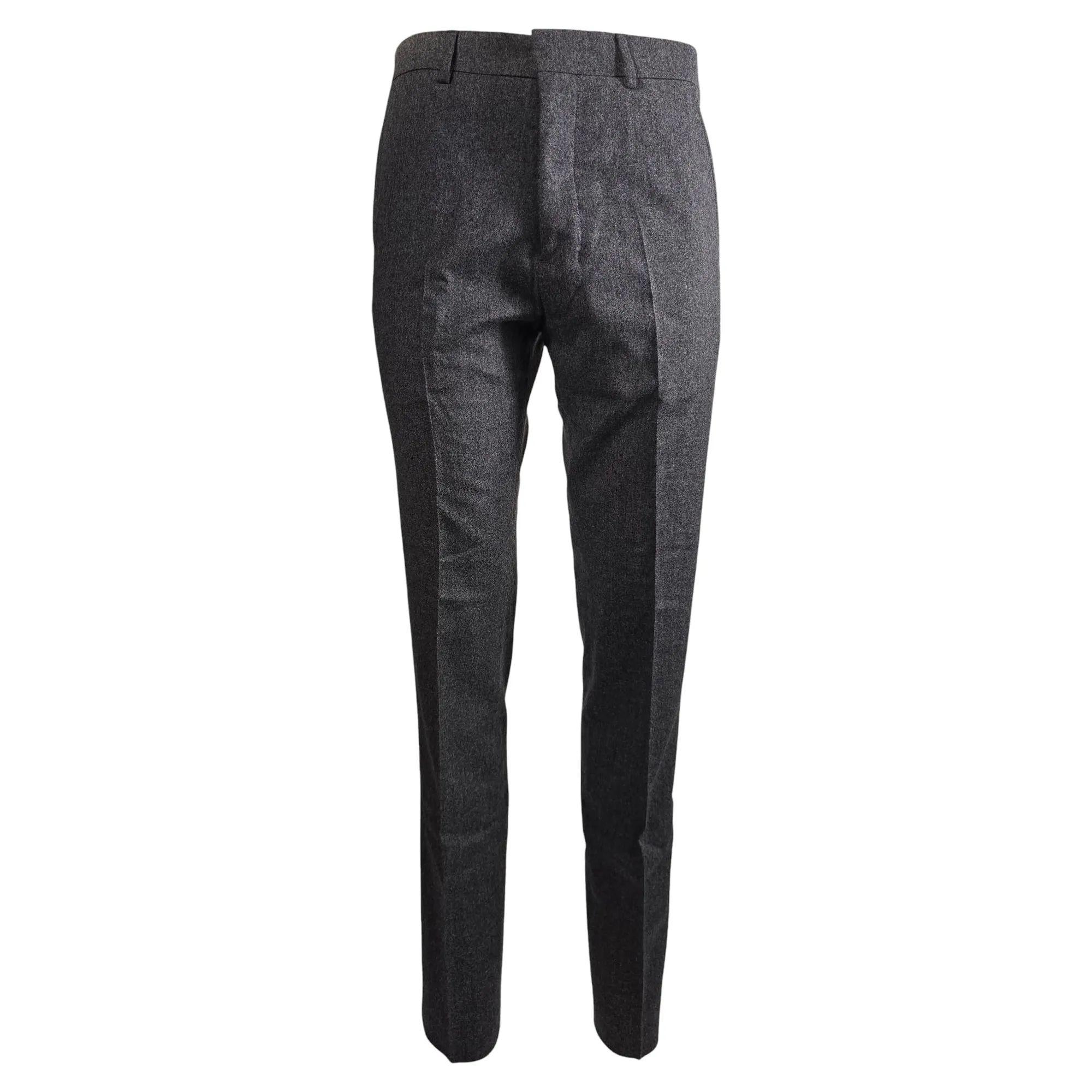Ami Slim-Fit Hose in Grau Wolle