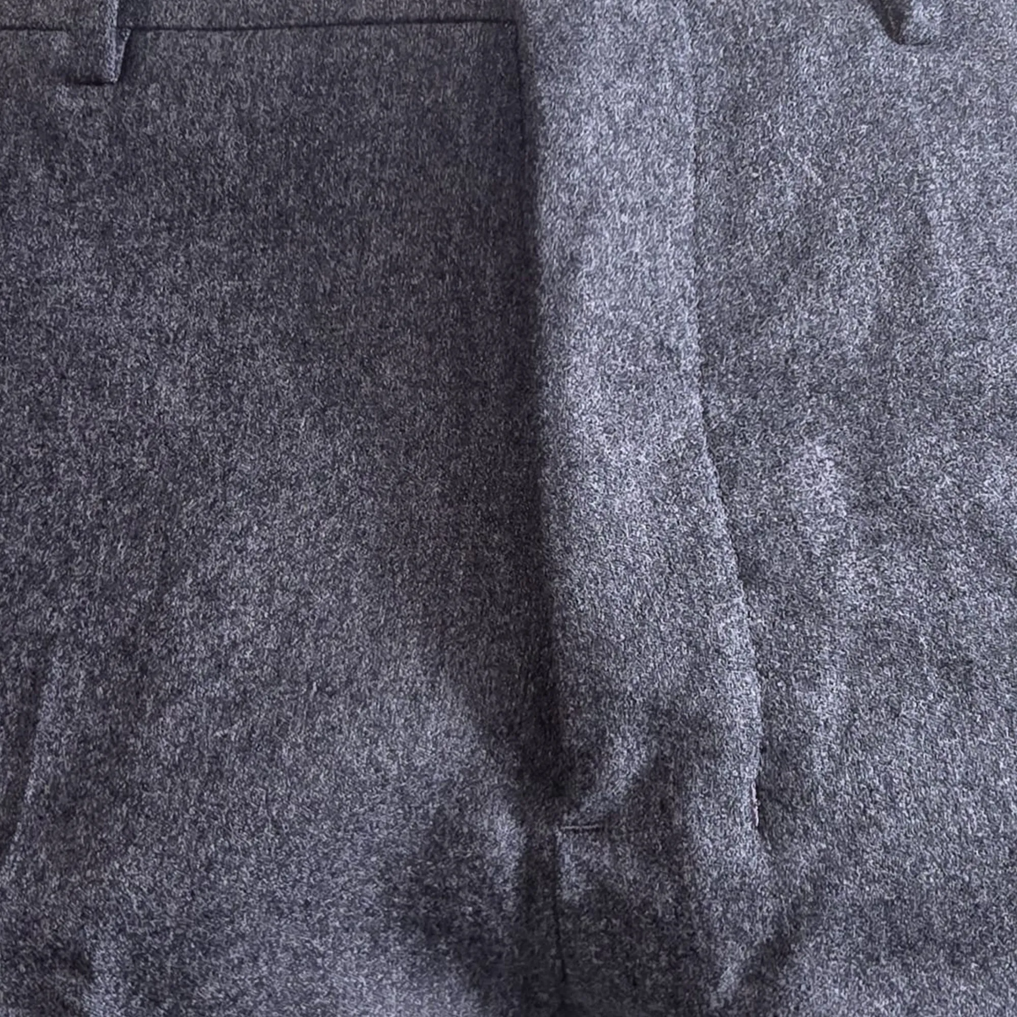 Ami Slim-Fit Hose in Grau Wolle