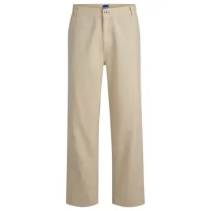 Baggy-Hose aus Baumwoll-Canvas