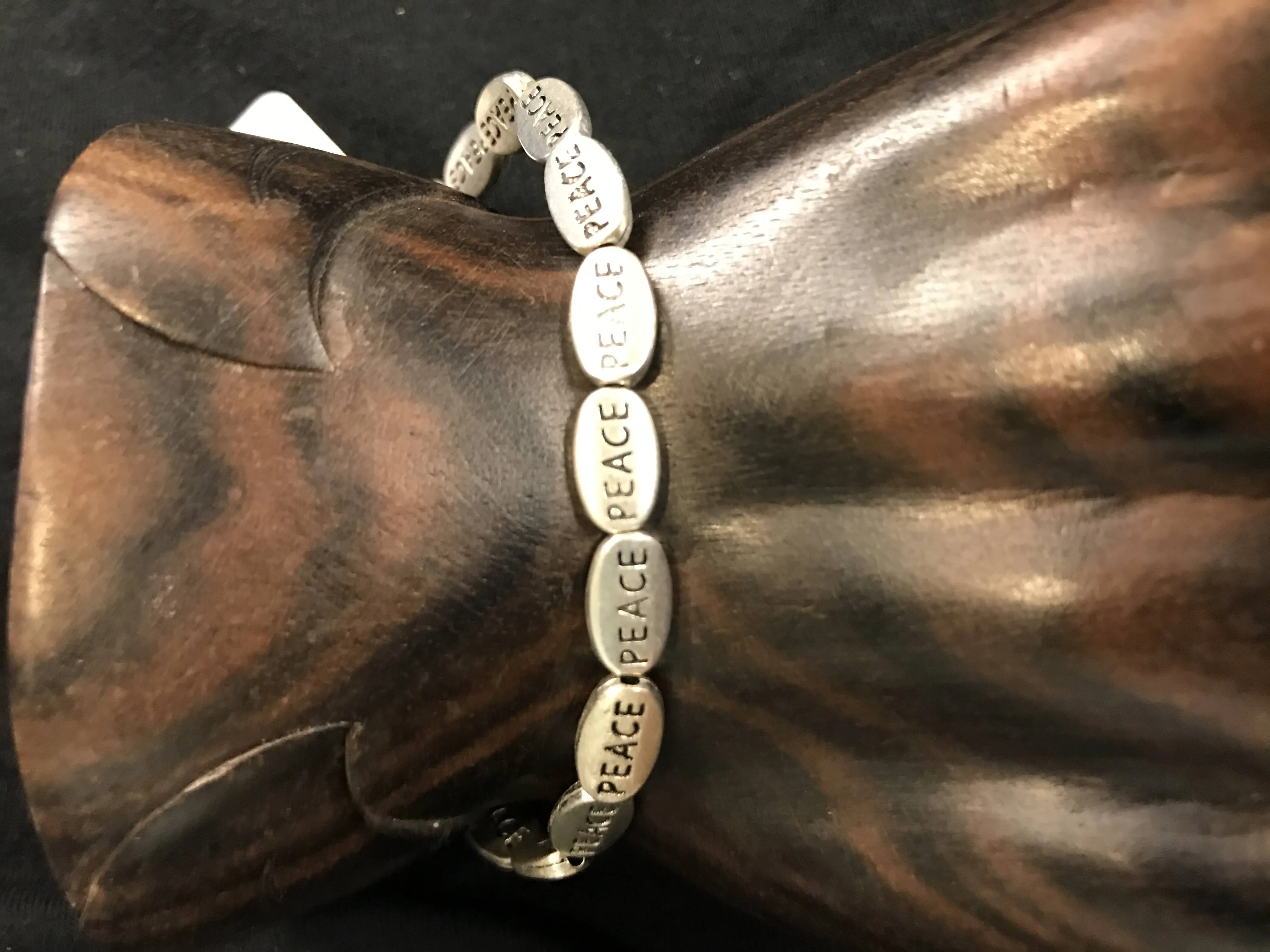 Bali Queen Inspirational Stretch Armband (Friedensrunde)