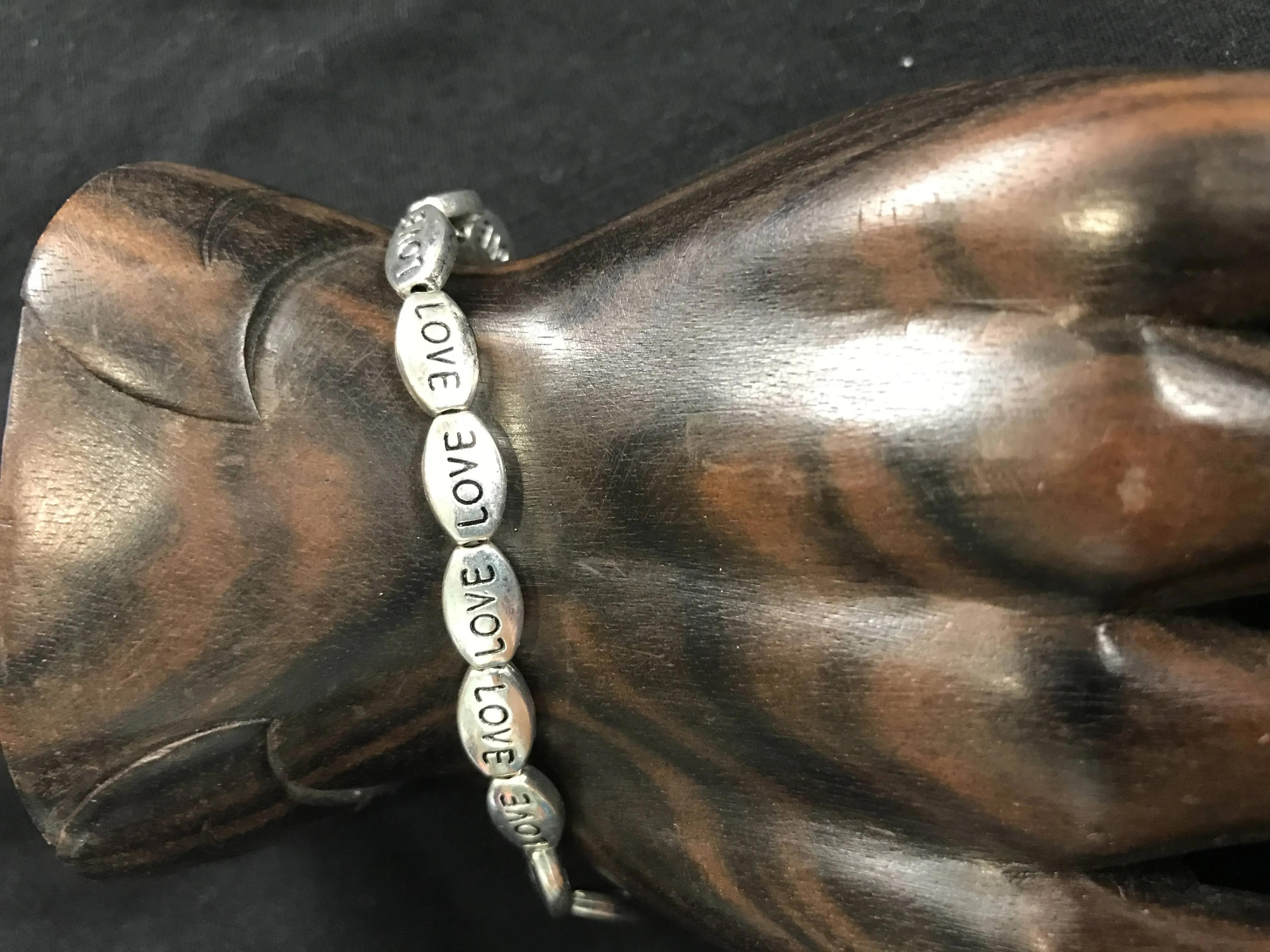 Bali Queen Inspirational Stretch Armband (Friedensrunde)