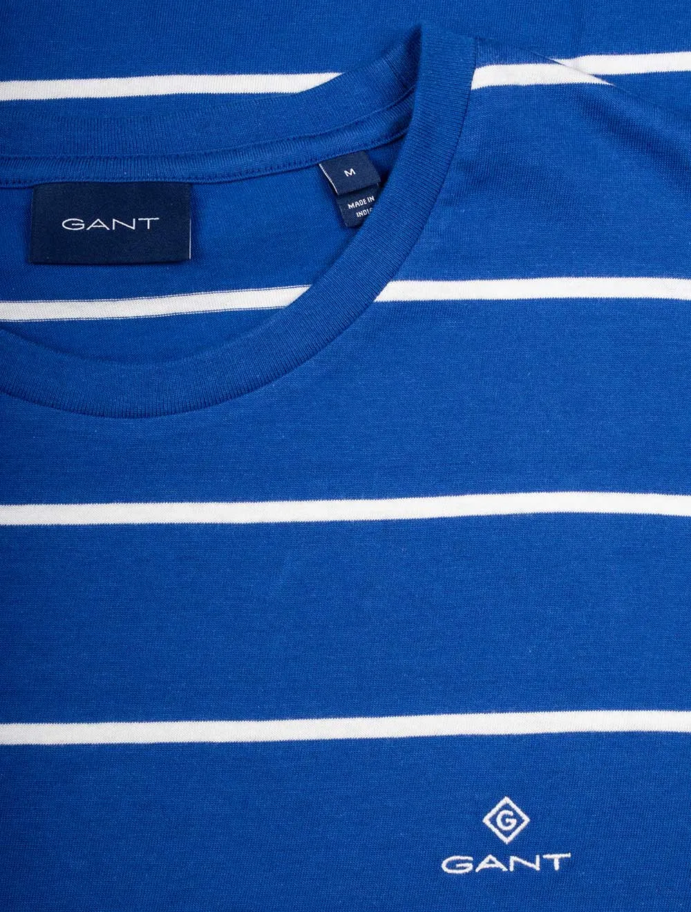 Br Streifen Kurzarm T-Shirt College Blau