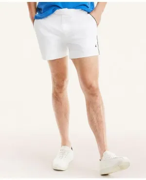 Brooks Brothers Herren Canvas Tennisshorts Weiß Brooks Brothers