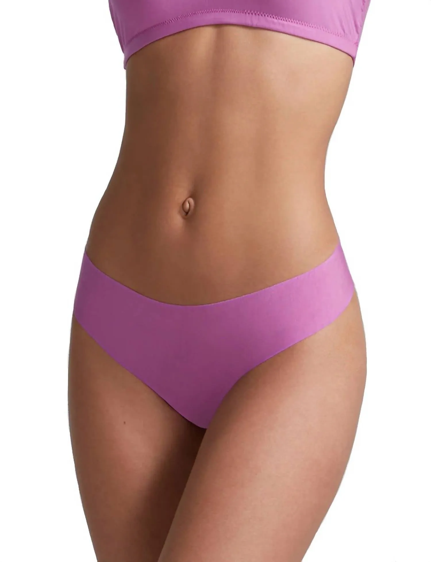 Butter Mid-Rise Tanga-Höschen in Orchidee