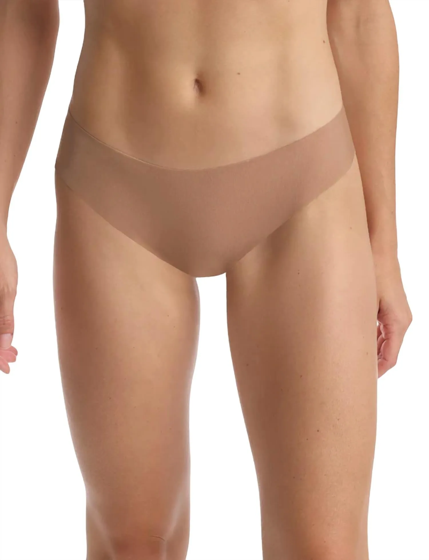 Butter Mid-Rise Tanga-Höschen in Toffee