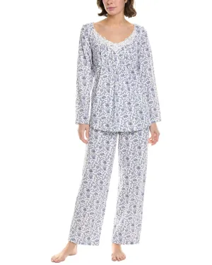 Carole Hochman 2-teiliges Pyjama-Hosenset