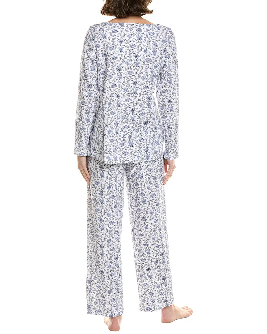 Carole Hochman 2-teiliges Pyjama-Hosenset