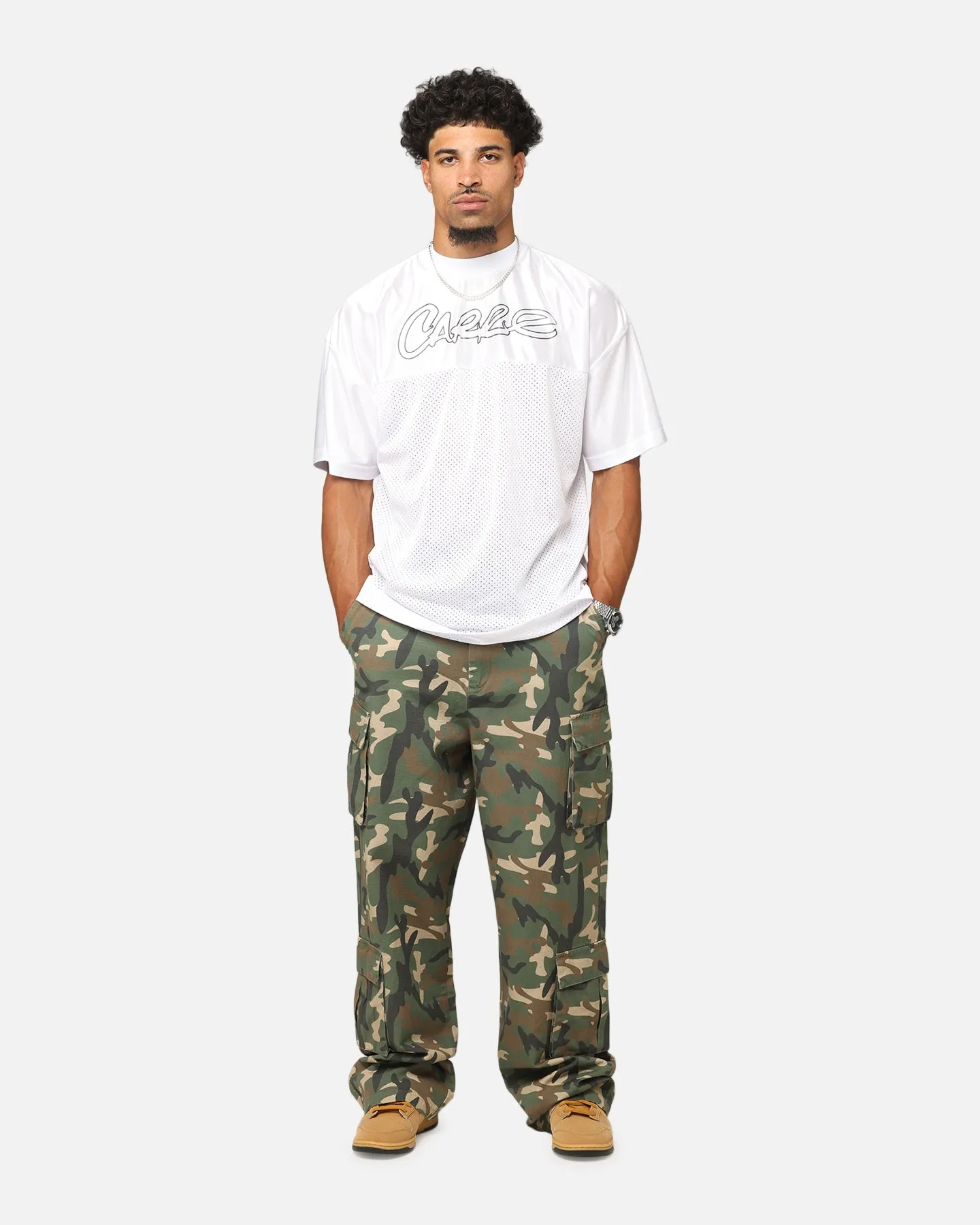 Carre Tactical Baggy Cargo Hose Woodland Tarnung
