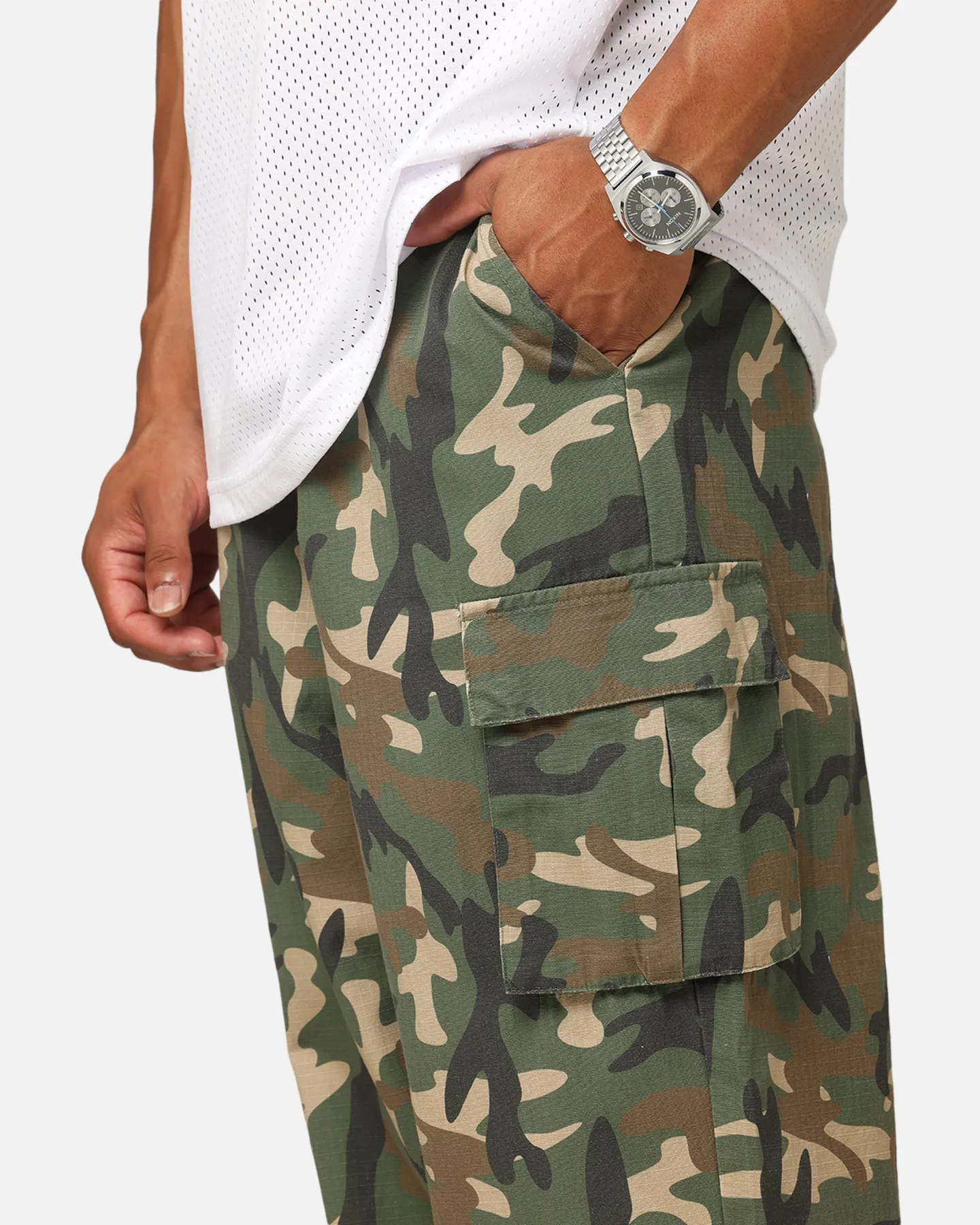 Carre Tactical Baggy Cargo Hose Woodland Tarnung