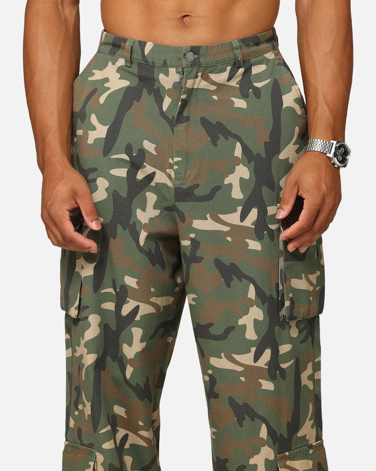 Carre Tactical Baggy Cargo Hose Woodland Tarnung