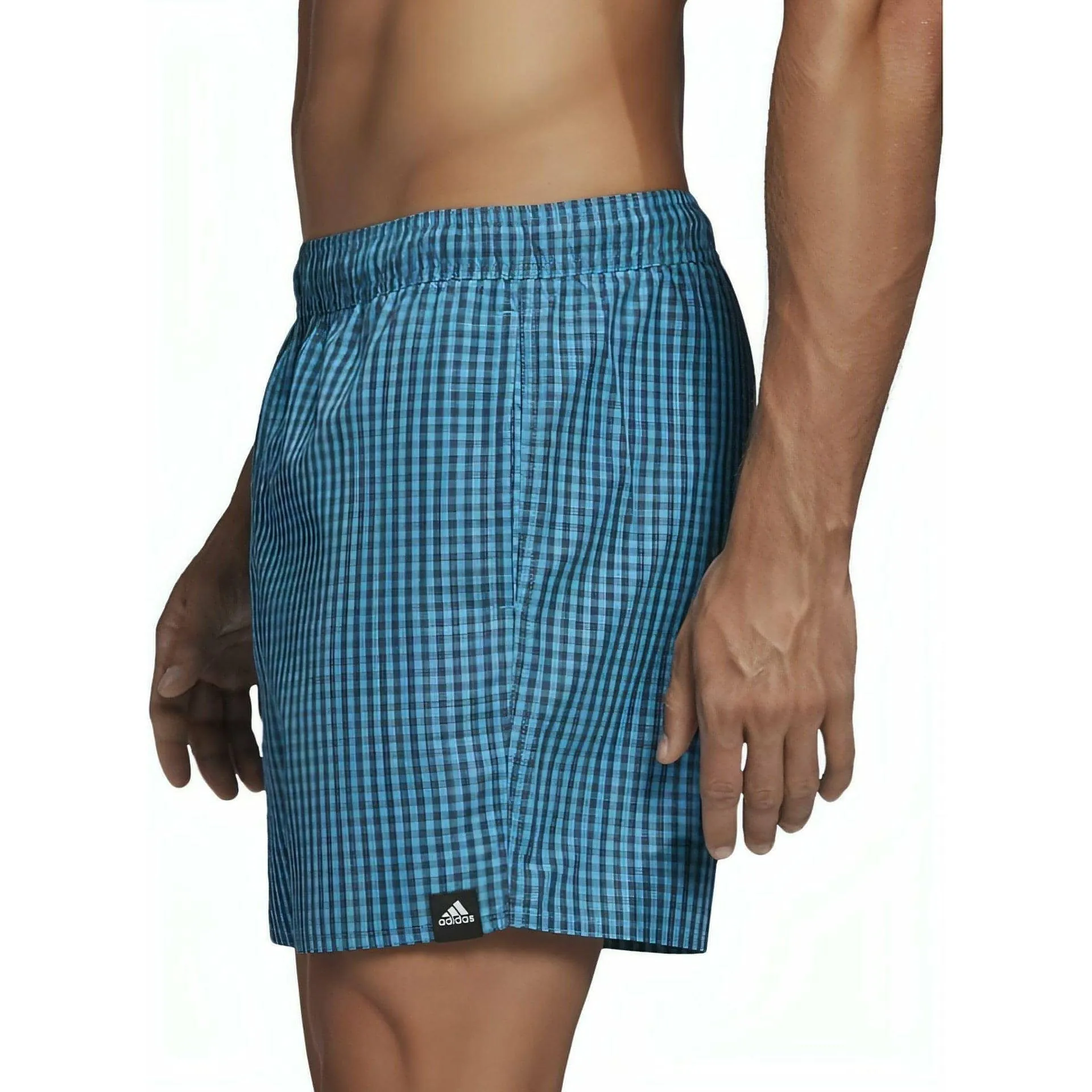 Bekleidung Adidas Herren adidas Check CLX Herren Badeshorts - Blau