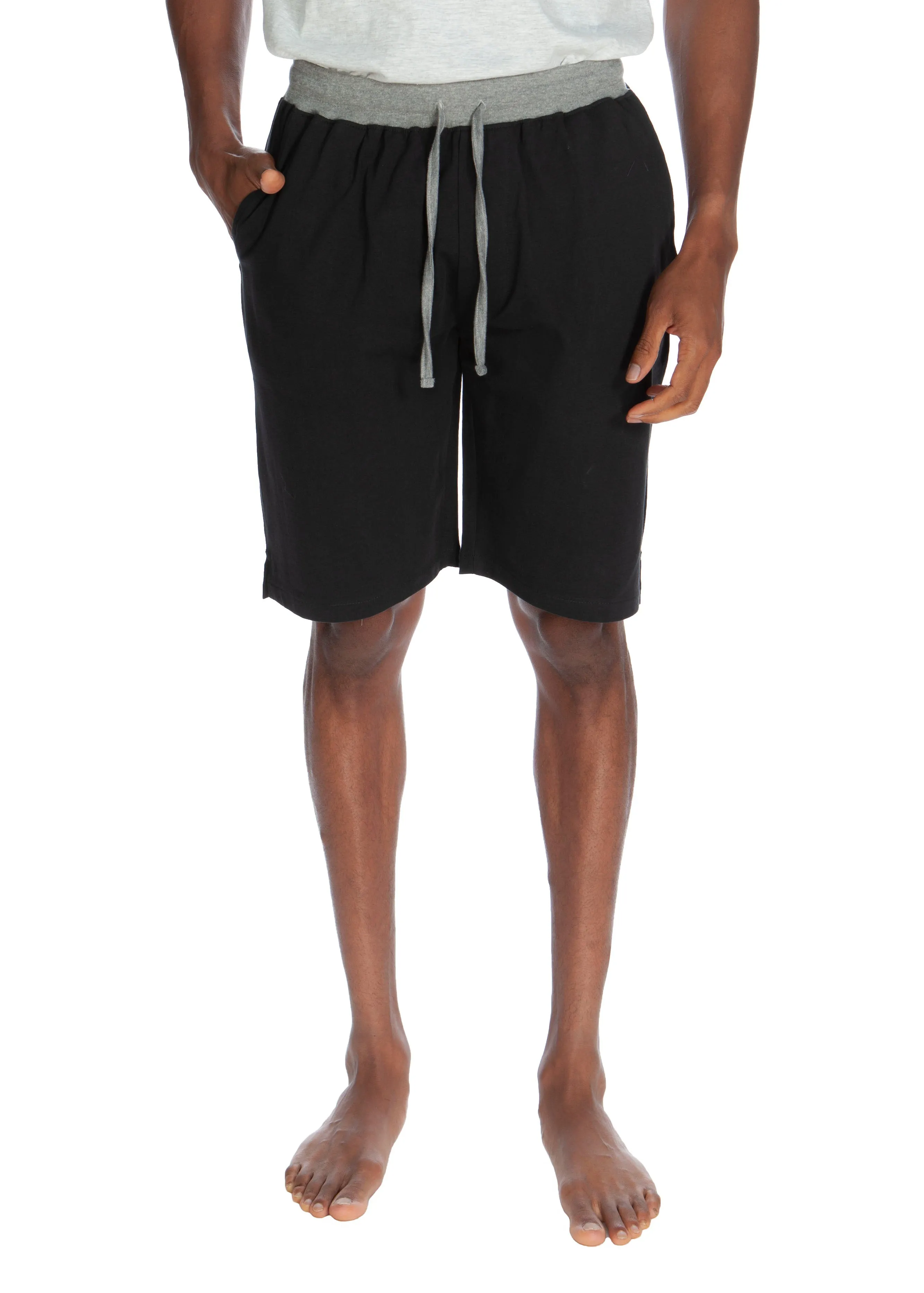 Kontrast-Taillierte Lounge-Shorts