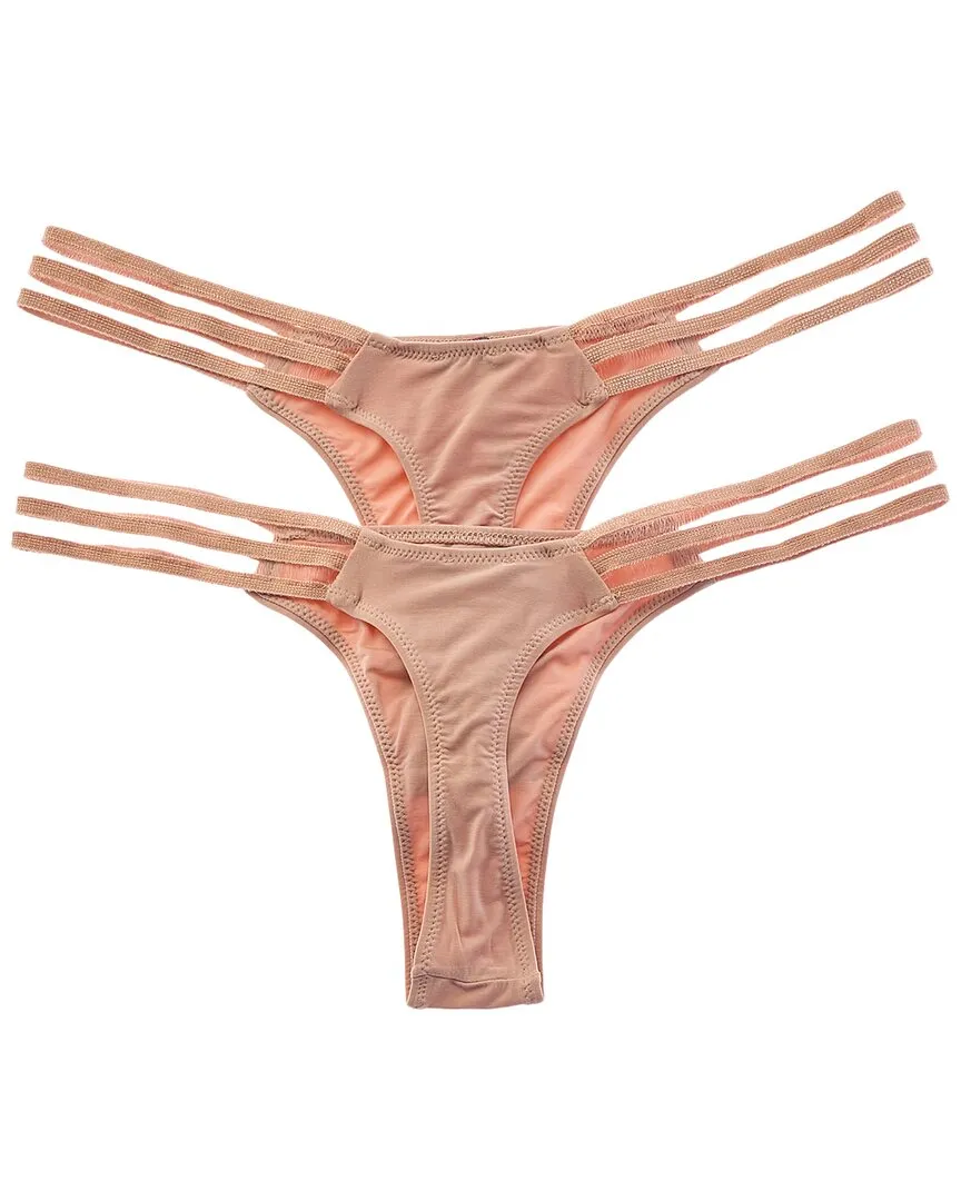 Cosabella 2er-Pack Tempo Rückenfreier Tanga