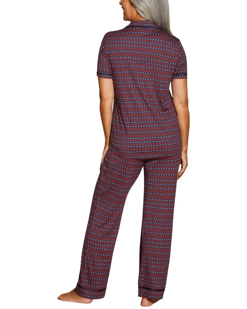 Cosabella Bella Bedrucktes Oberteil und Hose Pyjama-Set