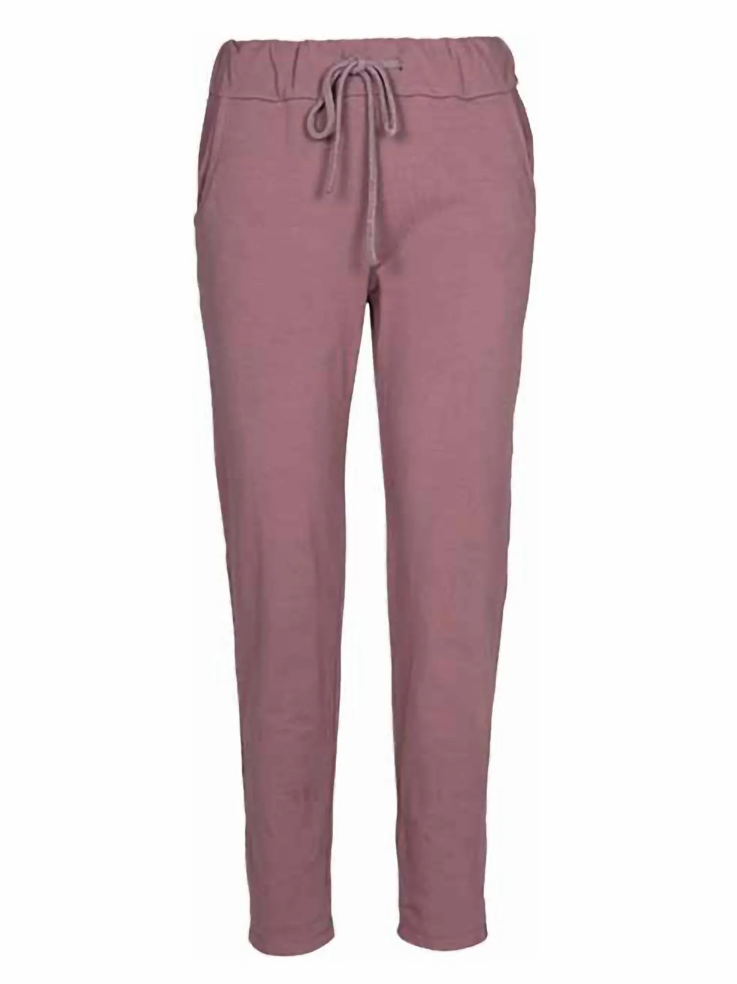 Baumwoll-Loungewear-Hose in Antikrosa