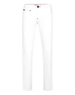 Jeanshose mit geradem Schnitt