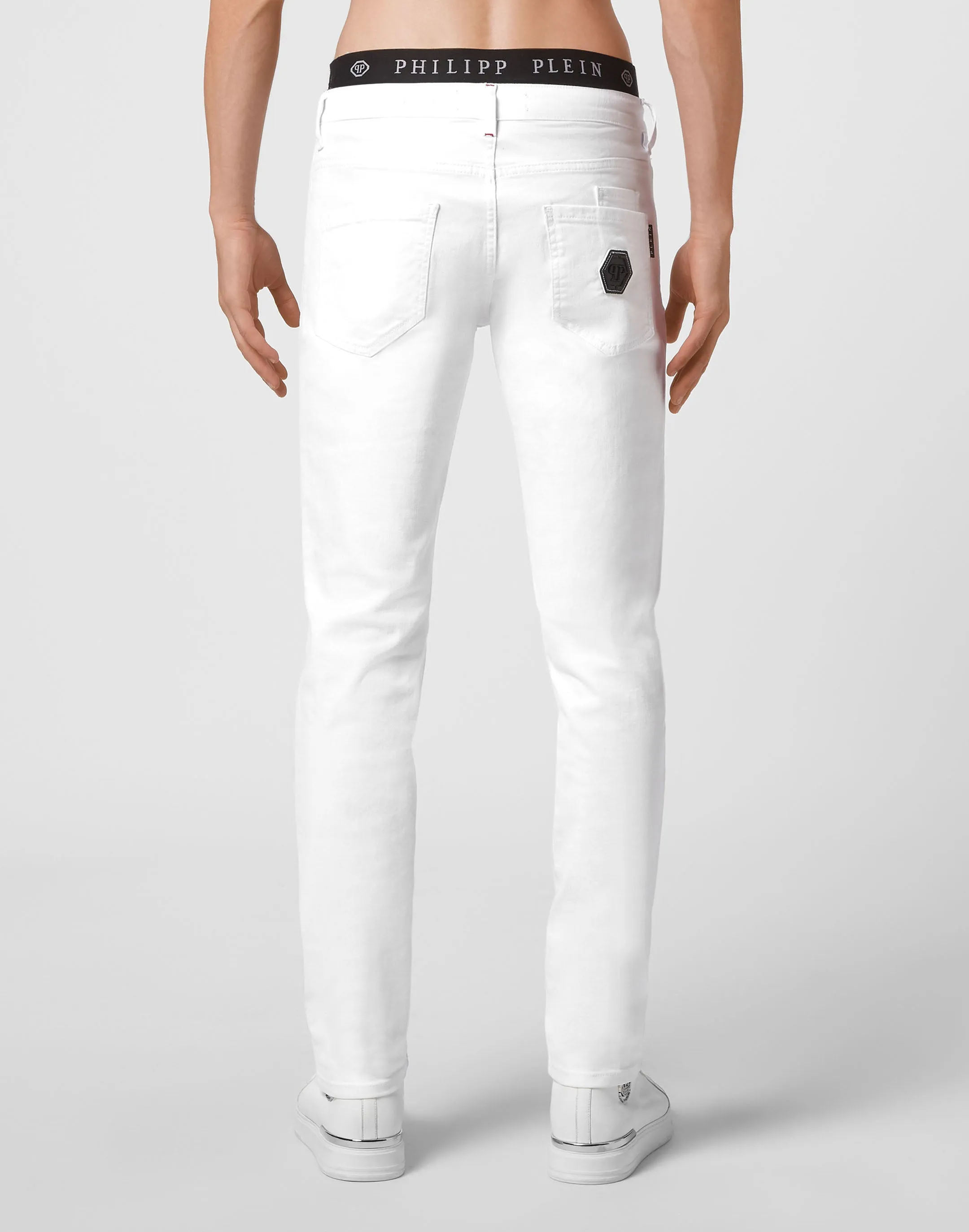 Jeanshose mit geradem Schnitt