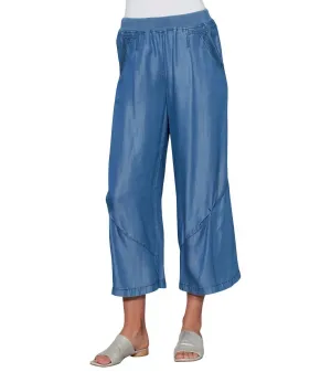 Details Flood Hosen In Medium Wash