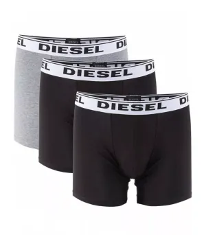 Diesel Sebastian Grey/Multi Drei-Pack Boxers Unterwäsche