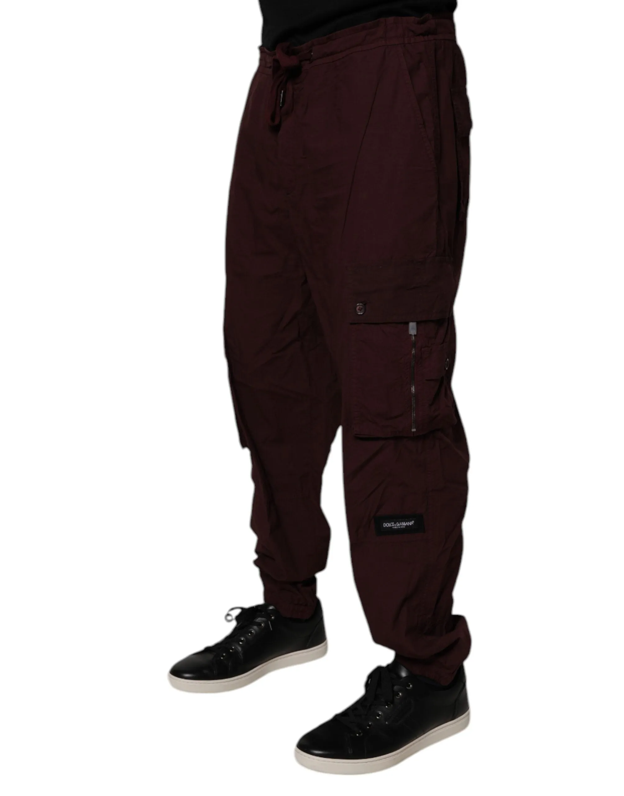 Dolce & Gabbana Baumwoll-Cargo-Jogger-Hose für Herren (Vorgetragen)