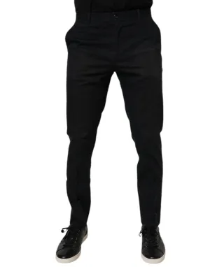 Dolce & Gabbana Baumwoll-Stretch-Skinny-Dress Formelle Herrenhose (Vorgetragen)