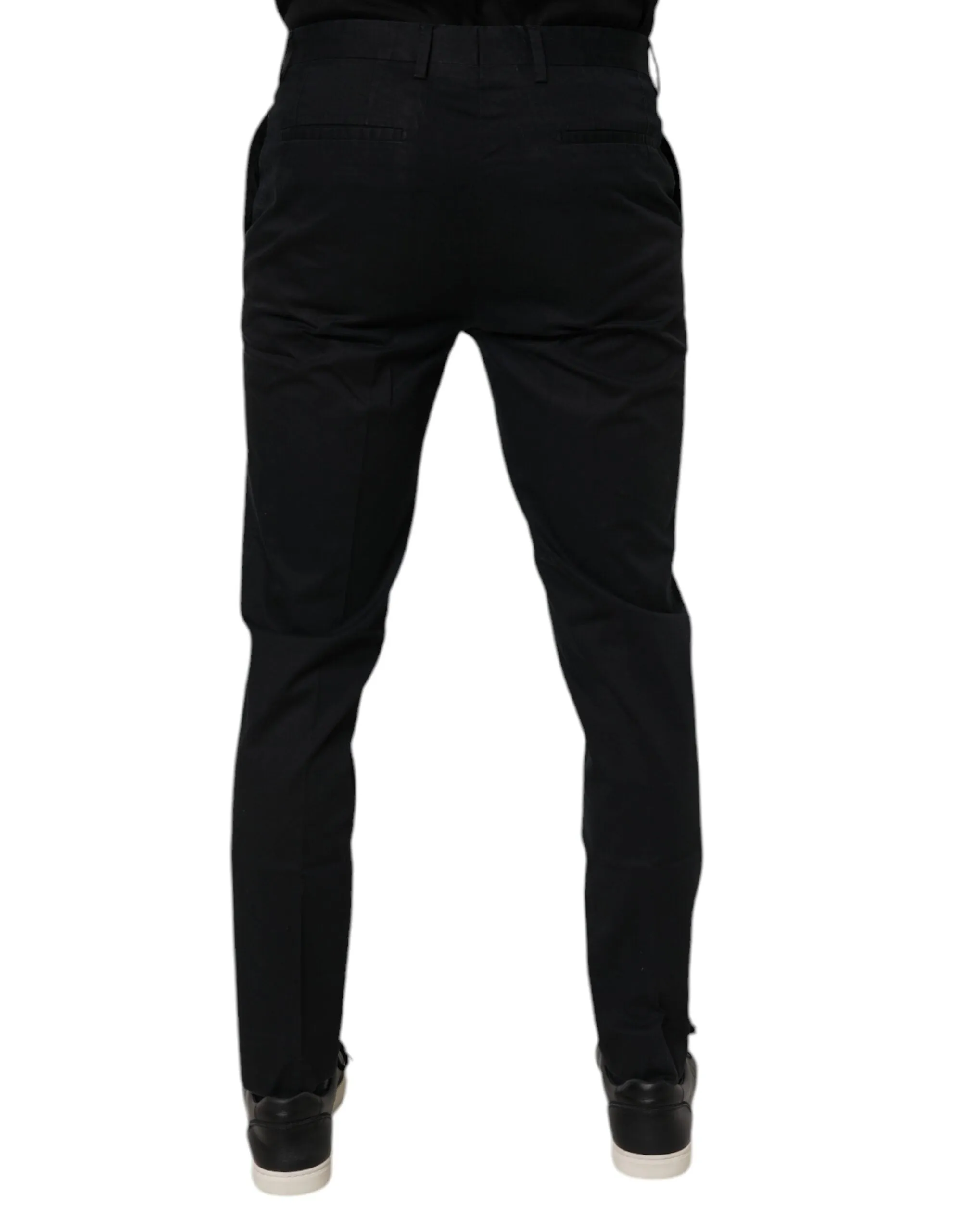Dolce & Gabbana Baumwoll-Stretch-Skinny-Dress Formelle Herrenhose (Vorgetragen)