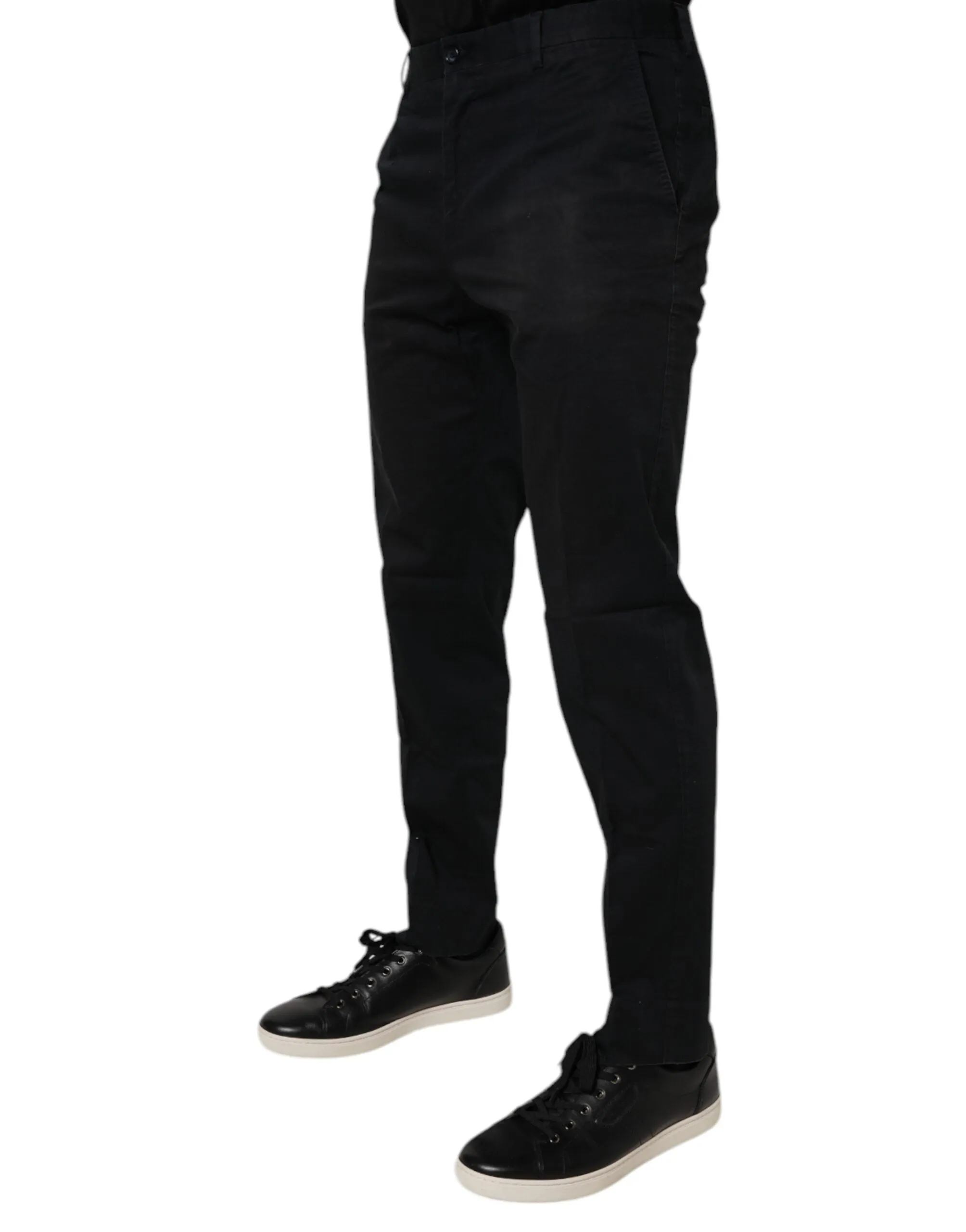 Dolce & Gabbana Baumwoll-Stretch-Skinny-Dress Formelle Herrenhose (Vorgetragen)