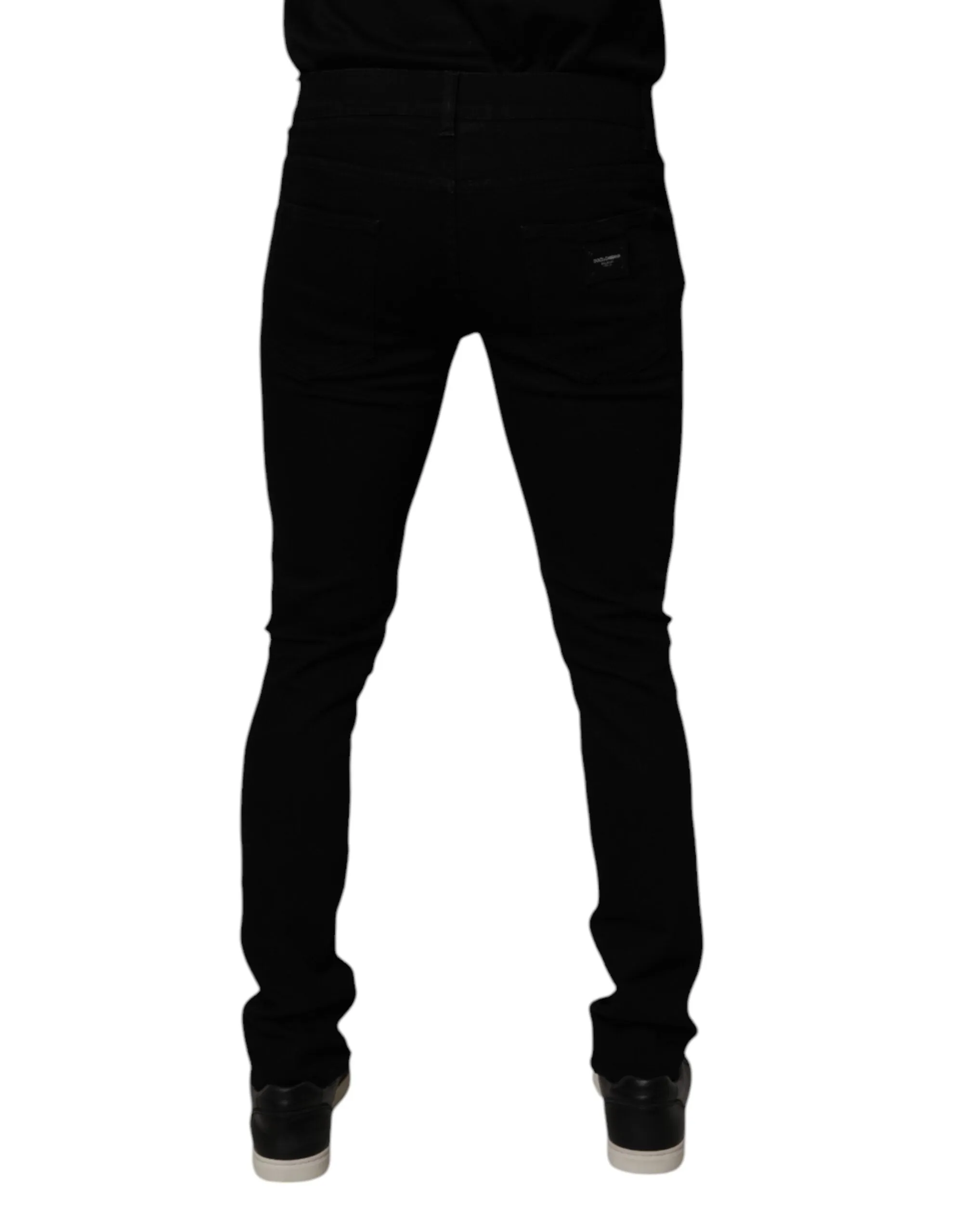 Dolce & Gabbana Baumwoll-Stretch Skinny Herren Jeans in Blau