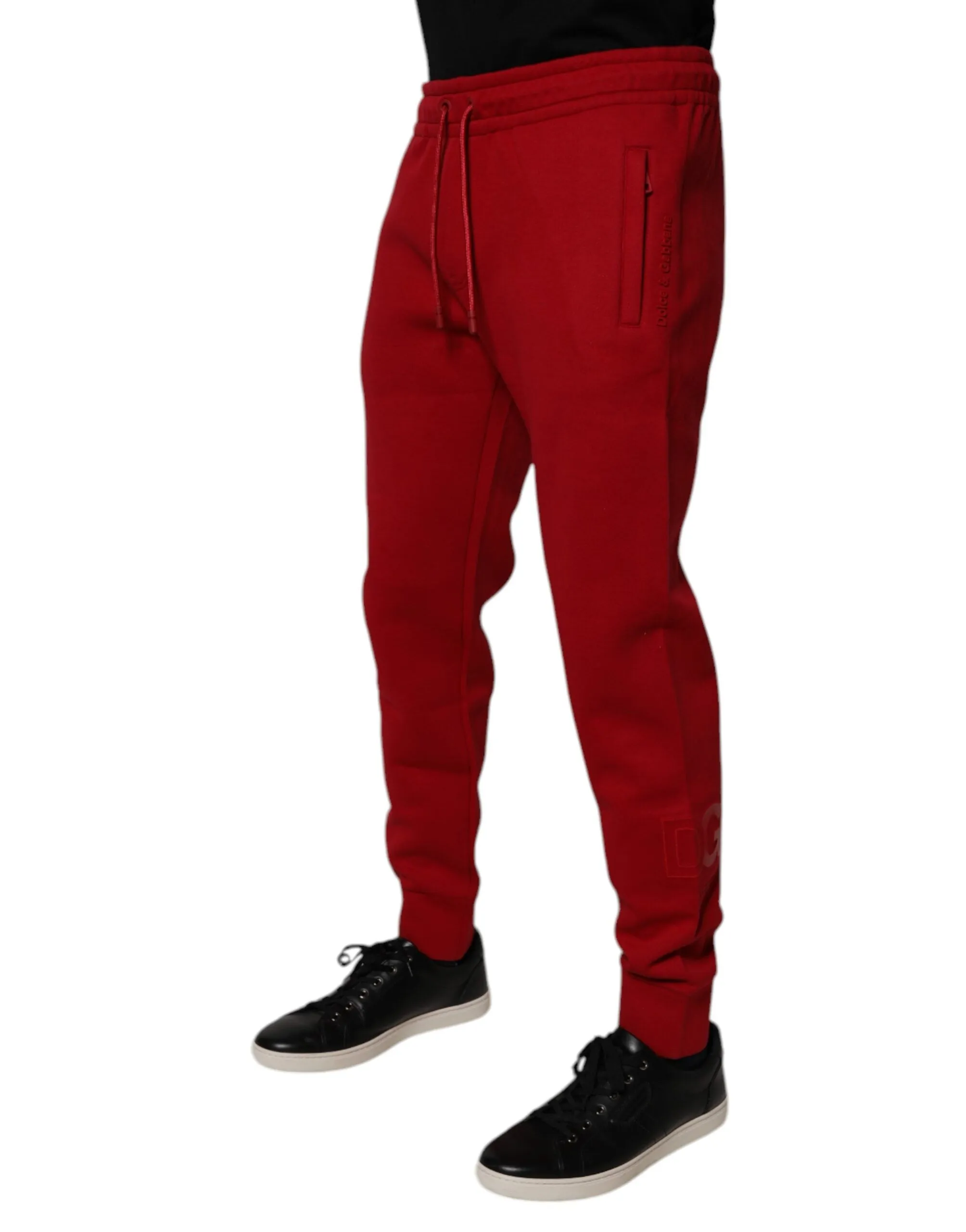 Dolce & Gabbana DG Logo Baumwoll-Jogger Herren Sweatpants (Vorgetragen)