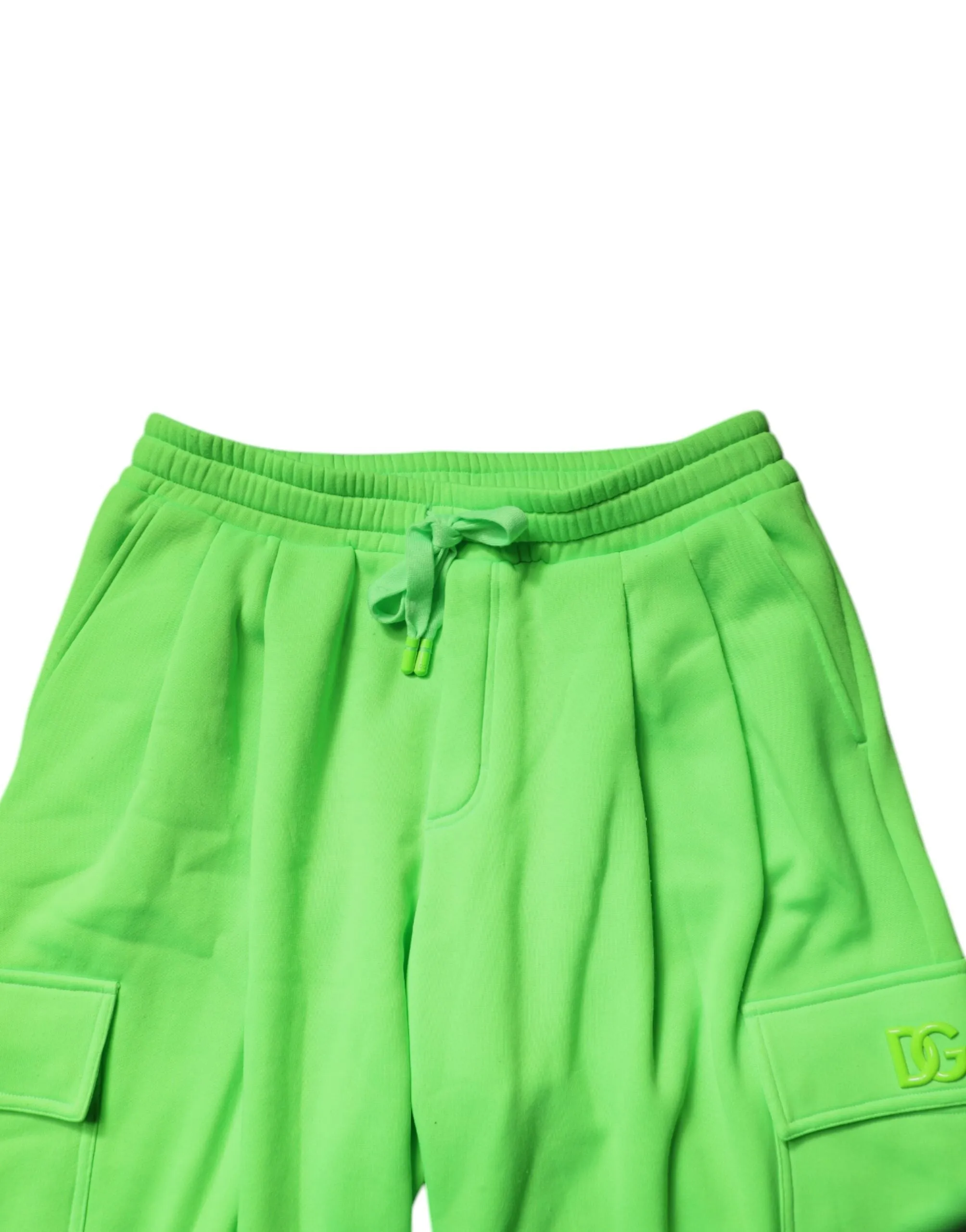 Dolce & Gabbana Neon Cargo Jogger Herren Sweatpants (Vorgetragen)