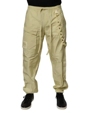 Dolce & Gabbana Nylon Cargo Chain Herren Jogginghose
