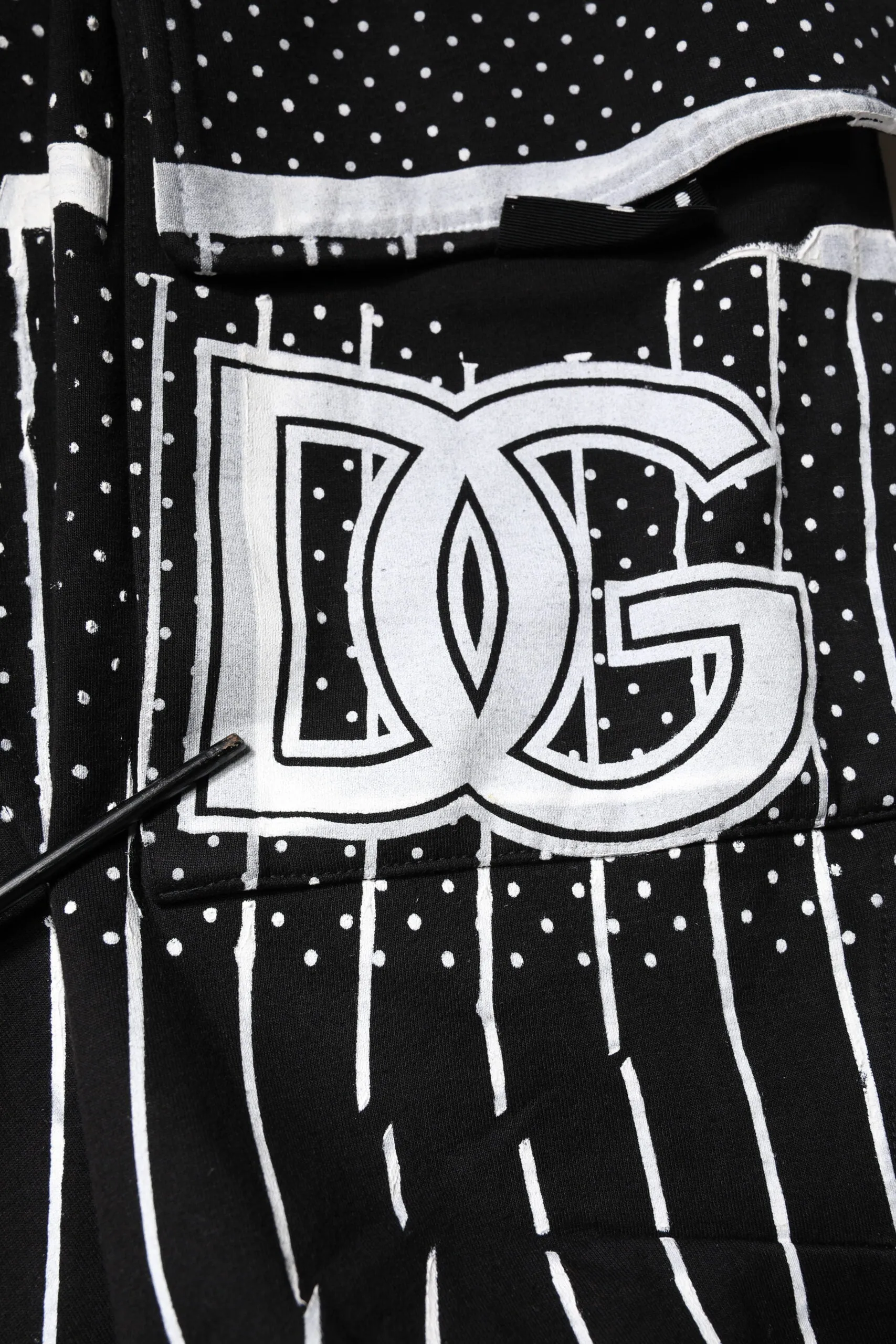 Dolce & Gabbana Karo-Streifen Cargo Jogger Sweat Männerhose (Secondhand)