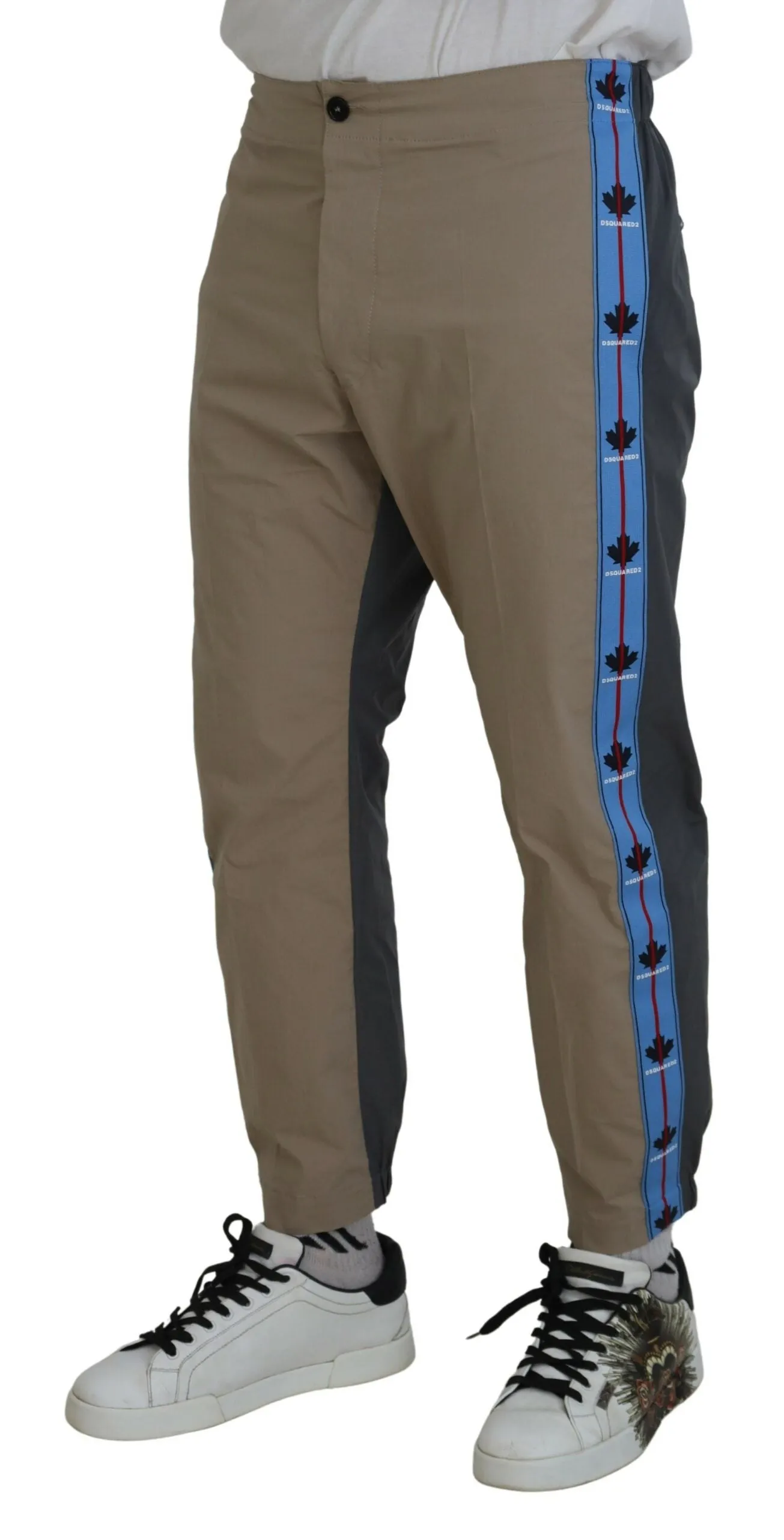 Dsqua2 Baumwolle Zweifarbige Herren Freizeithose