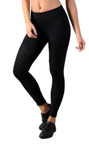 Equilibrium Spitze Sara Schwarze Leggings L732