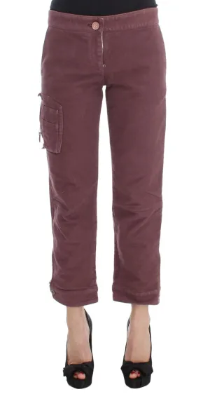 Ermanno Scervino Baumwoll-Cropped-Cargo-Hose für Damen