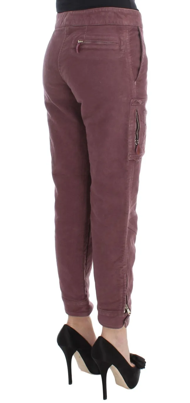 Ermanno Scervino Baumwoll-Cropped-Cargo-Hose für Damen