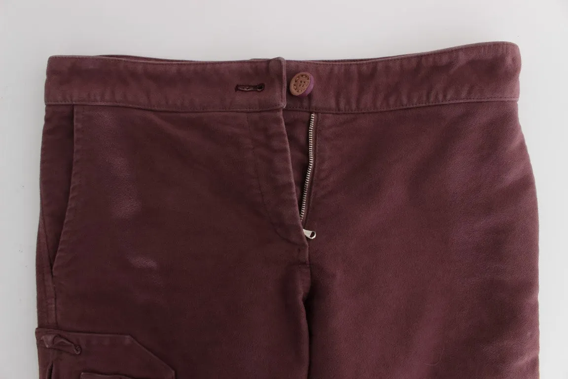 Ermanno Scervino Baumwoll-Cropped-Cargo-Hose für Damen