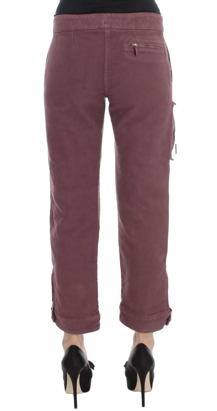 Ermanno Scervino Baumwoll-Cropped-Cargo-Hose für Damen
