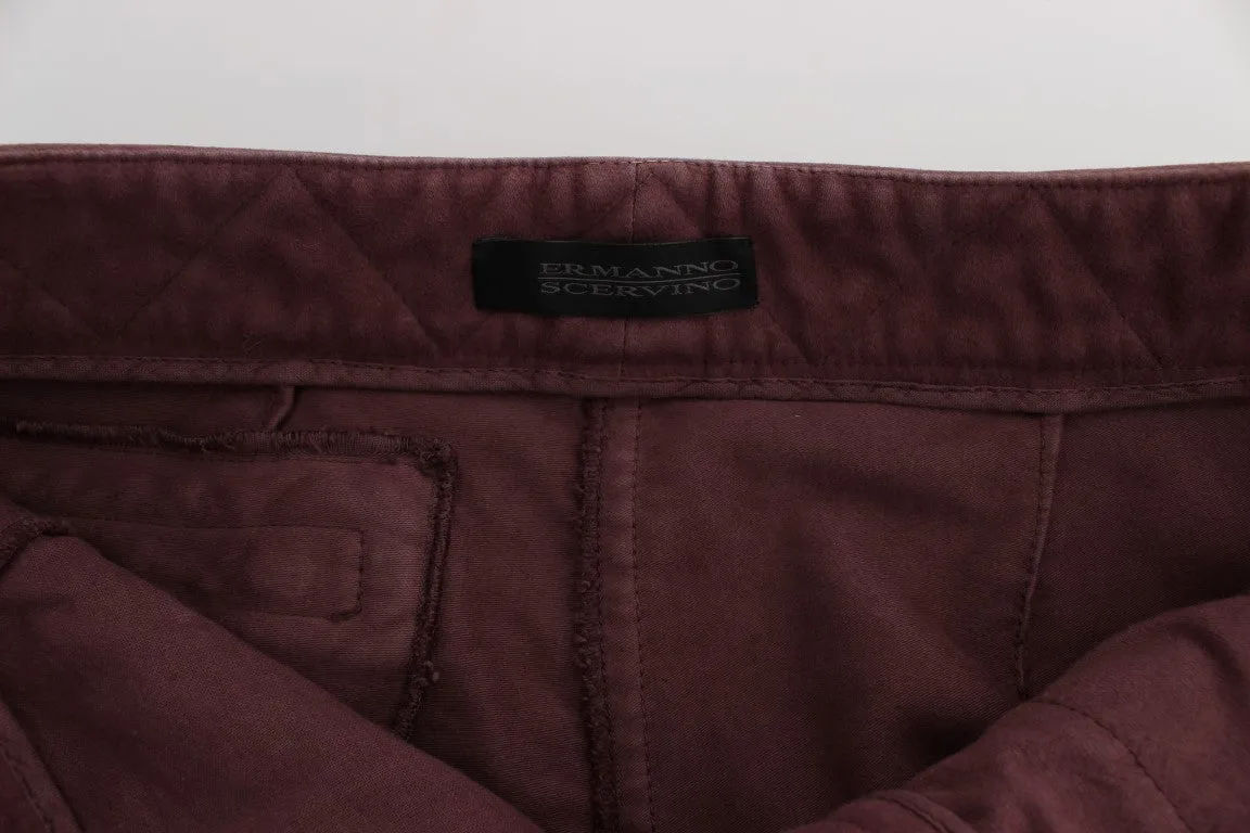 Ermanno Scervino Baumwoll-Cropped-Cargo-Hose für Damen