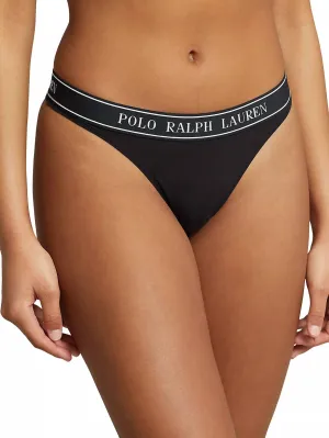 Essentials Tanga-Slip in Onyx