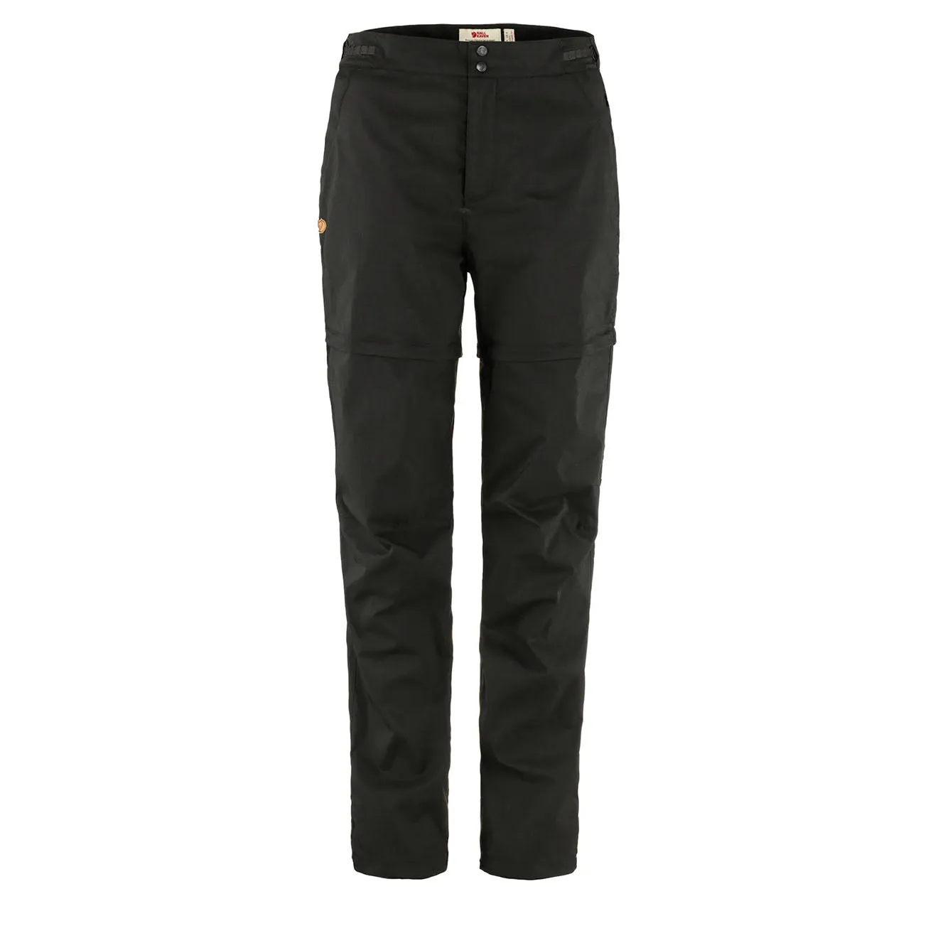 Fjallraven Damen Abisko Hike Zip-Off Hose Regular Länge Schwarz