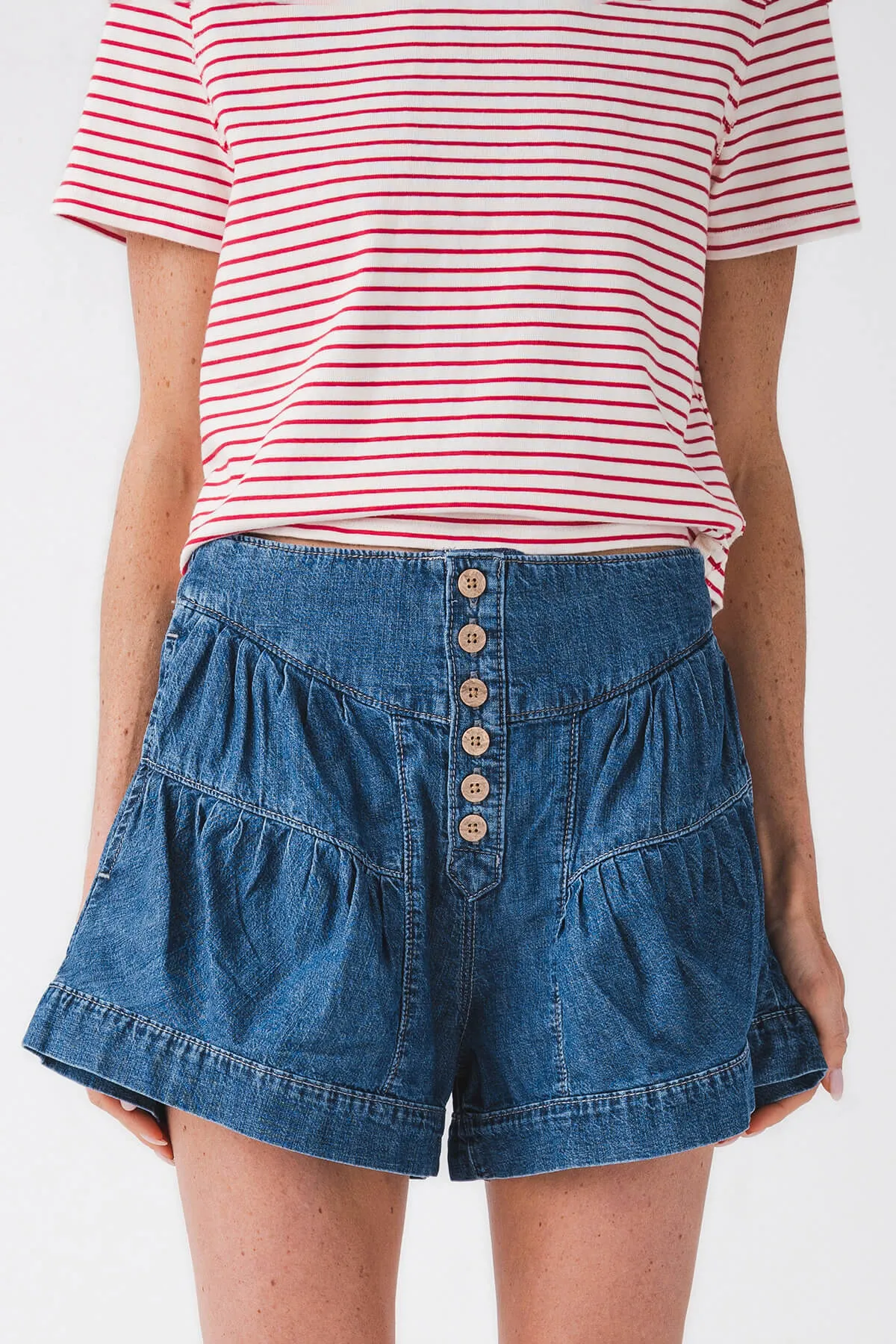 Free People Fleur Denim Short