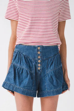 Free People Fleur Denim Short
