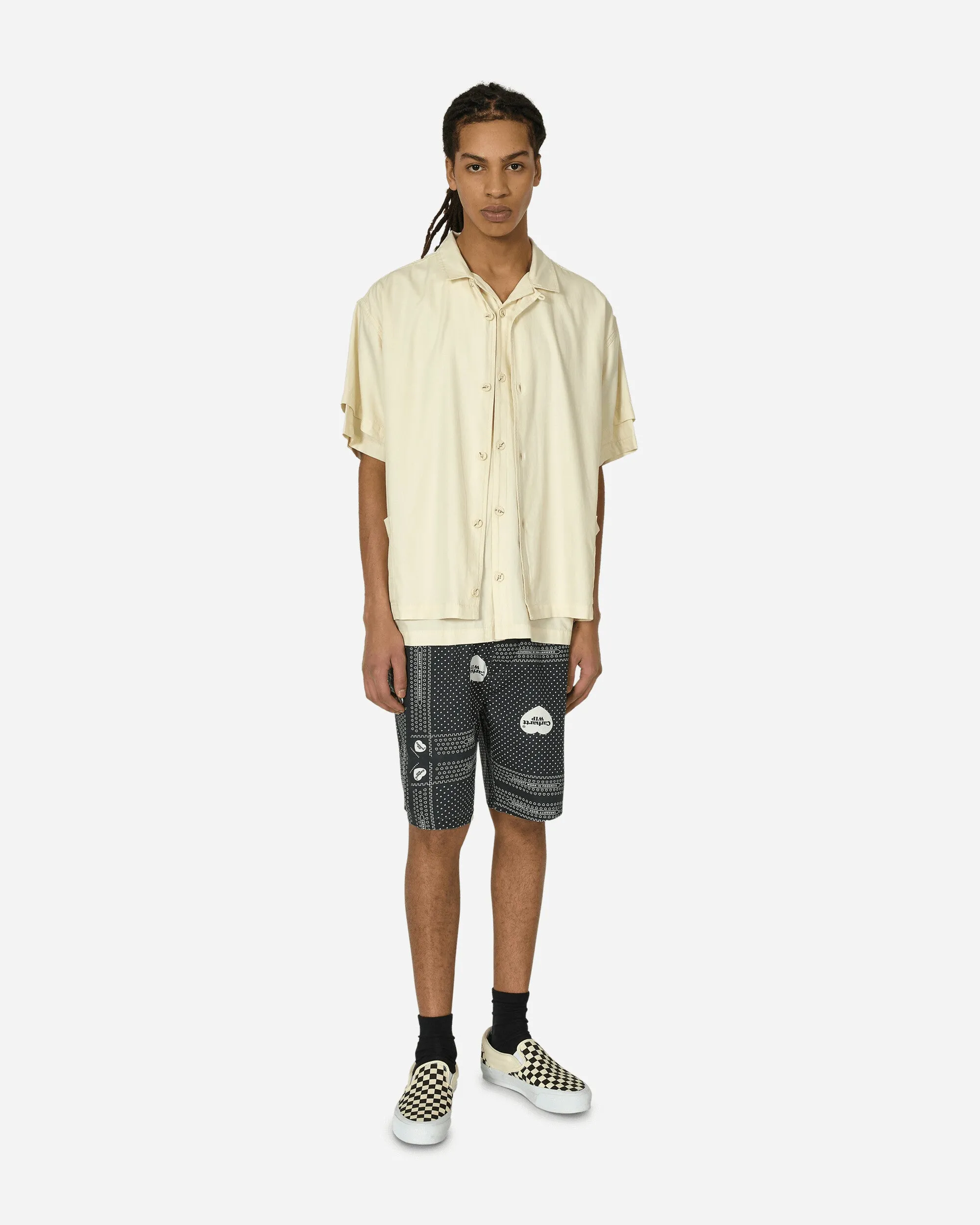 Herz Bandana Shorts Schwarz